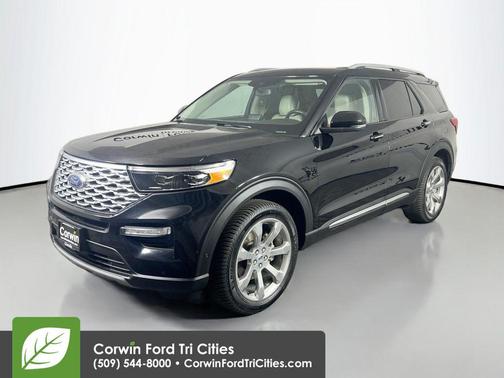 Star White Metallic Tri-Coat 2020 Ford Explorer Platinum