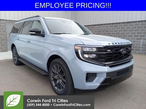 Glacier Gray Metallic Tri-Coat 2026 Ford Expedition Max Platinum