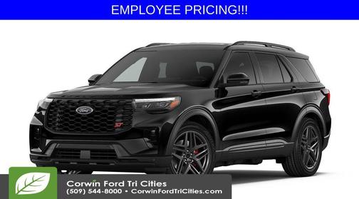 Agate Black Metallic 2026 Ford Explorer ST