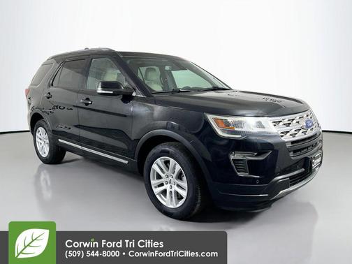 Shadow Black 2018 Ford Explorer XLT