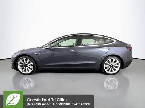 Silver Metallic 2018 Tesla Model 3 Long Range