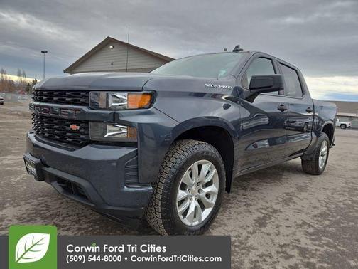 Shadow Gray Metallic 2021 Chevrolet Silverado 1500 Custom