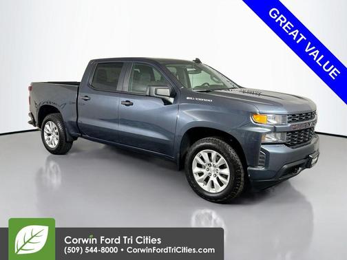 Shadow Gray Metallic 2021 Chevrolet Silverado 1500 Custom
