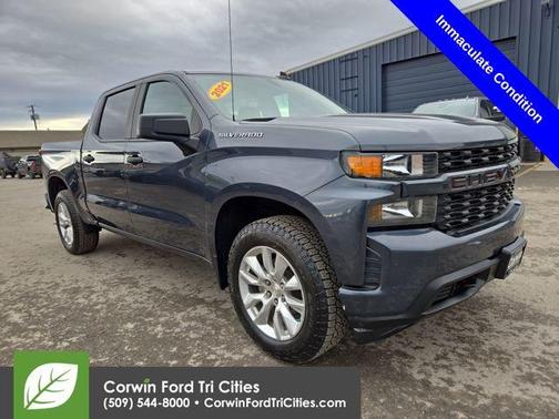 Shadow Gray Metallic 2021 Chevrolet Silverado 1500 Custom