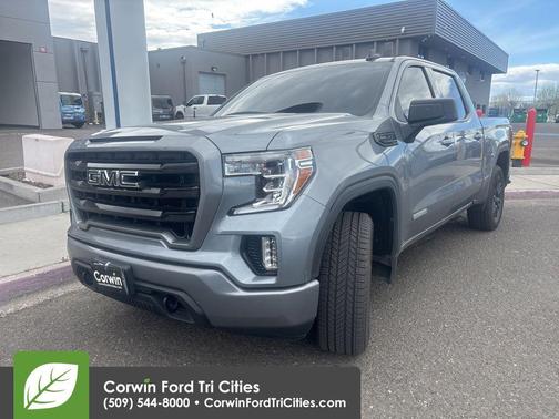 Satin Steel Metallic 2021 GMC Sierra 1500 Elevation