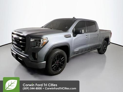 Satin Steel Metallic 2021 GMC Sierra 1500 Elevation