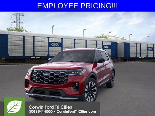 Rapid Red Metallic Tinted Clearcoat 2026 Ford Explorer Platinum