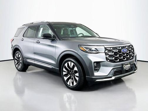 Carbonized Gray Metallic 2026 Ford Explorer Platinum