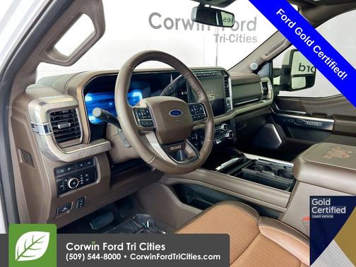 Star White Metallic Tri-Coat 2023 Ford F-250 King Ranch