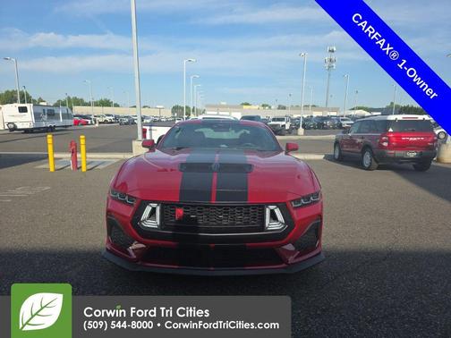 Rapid Red Metallic Tinted Clearcoat 2024 Ford Mustang GT Premium