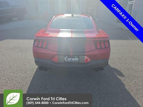 Rapid Red Metallic Tinted Clearcoat 2024 Ford Mustang GT Premium