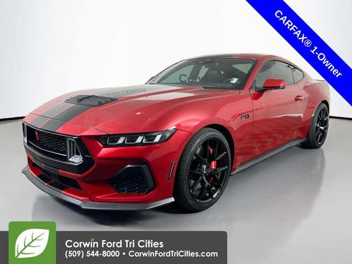 Rapid Red Metallic Tinted Clearcoat 2024 Ford Mustang GT Premium
