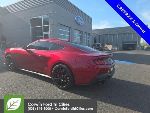 Rapid Red Metallic Tinted Clearcoat 2024 Ford Mustang GT Premium