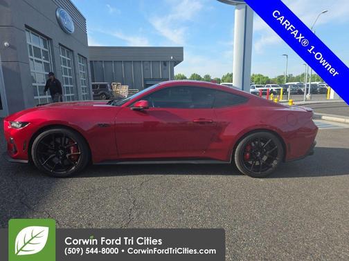 Rapid Red Metallic Tinted Clearcoat 2024 Ford Mustang GT Premium