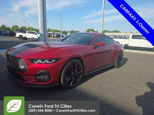 Rapid Red Metallic Tinted Clearcoat 2024 Ford Mustang GT Premium