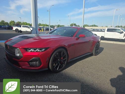 Rapid Red Metallic Tinted Clearcoat 2024 Ford Mustang GT Premium