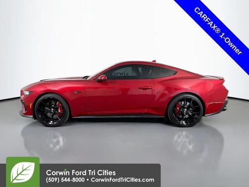 Rapid Red Metallic Tinted Clearcoat 2024 Ford Mustang GT Premium
