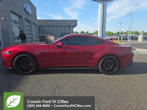 Rapid Red Metallic Tinted Clearcoat 2024 Ford Mustang GT Premium