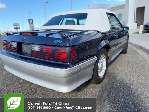 Dark Blue 1989 Ford Mustang GT