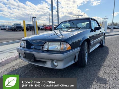 Dark Blue 1989 Ford Mustang GT
