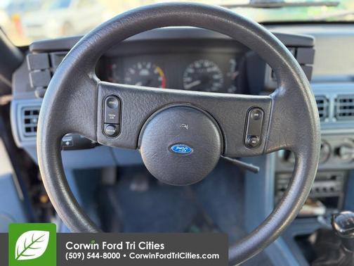 Dark Blue 1989 Ford Mustang GT