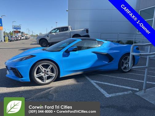 Rapid Blue 2024 Chevrolet Corvette Stingray w/1LT