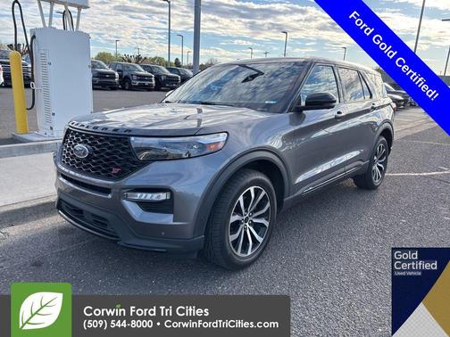 Carbonized Gray Metallic 2021 Ford Explorer ST