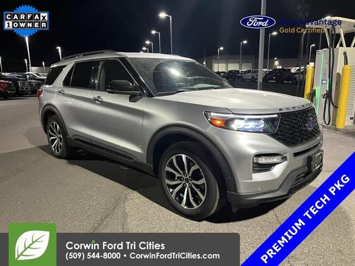 Iconic Silver Metallic 2021 Ford Explorer ST
