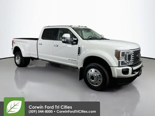 Star White Metallic Tri-Coat 2020 Ford F-450 Limited
