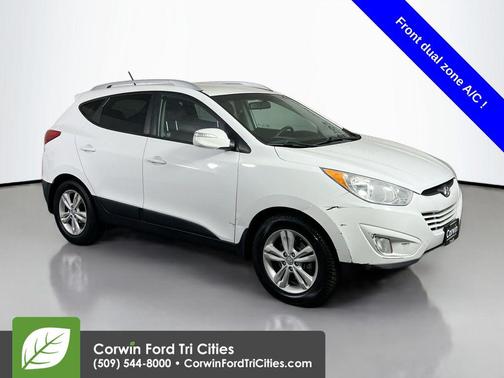 Cotton White 2013 Hyundai TUCSON Limited