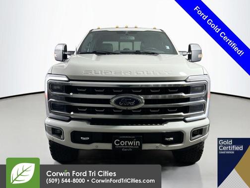 Star White Metallic Tri-Coat 2023 Ford F-350 Platinum