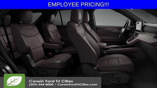 Agate Black Metallic 2026 Ford Explorer Platinum