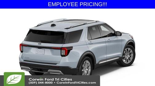 Space White Metallic 2026 Ford Explorer Platinum