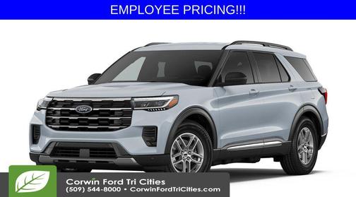 Space White Metallic 2026 Ford Explorer Active