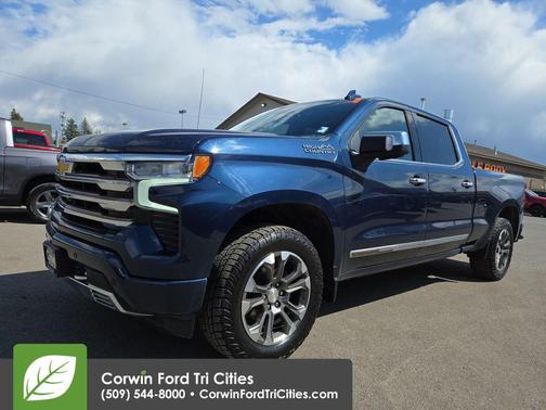 Northsky Blue Metallic 2022 Chevrolet Silverado 1500 High Country