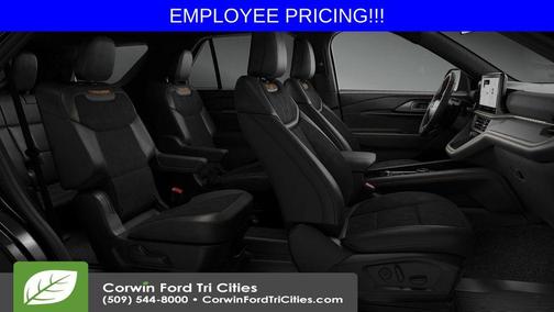 Agate Black Metallic 2026 Ford Explorer Tremor