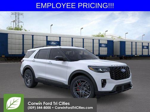 Space White Metallic 2026 Ford Explorer ST