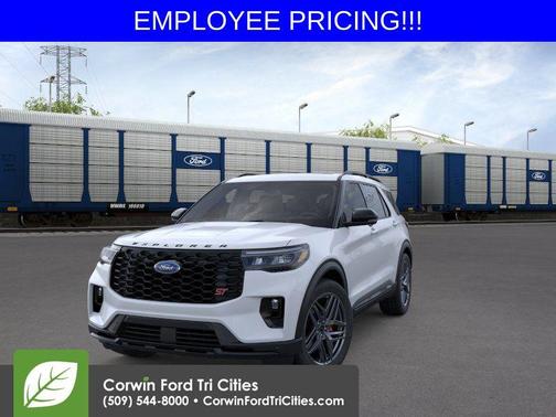Space White Metallic 2026 Ford Explorer ST