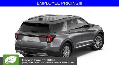 Carbonized Gray Metallic 2026 Ford Explorer Platinum