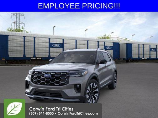 Carbonized Gray Metallic 2026 Ford Explorer Platinum