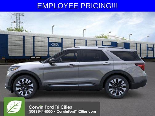 Carbonized Gray Metallic 2026 Ford Explorer Platinum