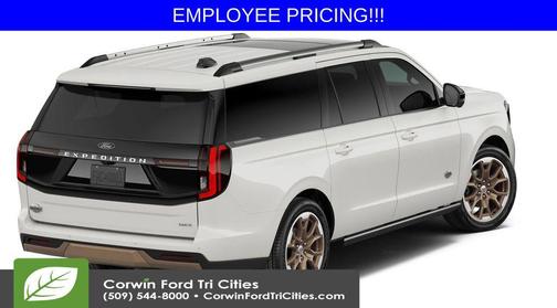 Star White Metallic Tri-Coat 2026 Ford Expedition Max King Ranch