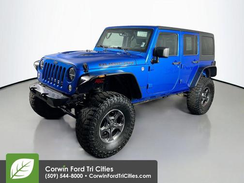 Hydro Blue Pearl Coat 2015 Jeep Wrangler Unlimited Rubicon