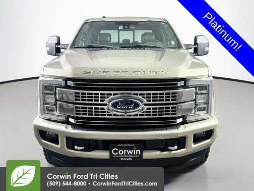 White Gold 2017 Ford F-350 Platinum