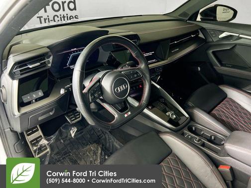 White 2022 Audi S3 Prestige TFSI quattro S tronic