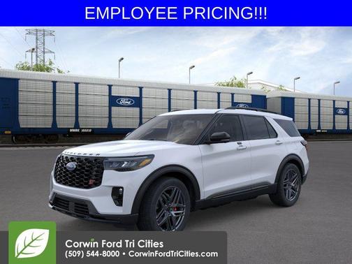 Space White Metallic 2026 Ford Explorer ST