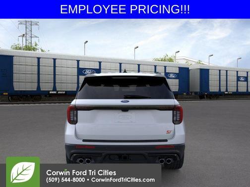 Space White Metallic 2026 Ford Explorer ST