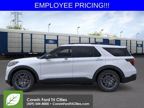 Space White Metallic 2026 Ford Explorer ST