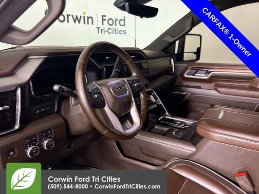 White Frost Tricoat 2025 GMC Sierra 2500 Denali