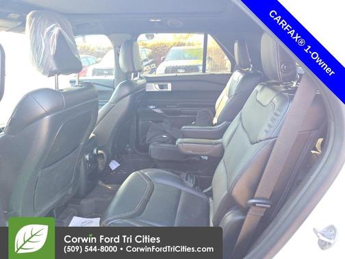 Star White Metallic Tri-Coat 2020 Ford Explorer ST